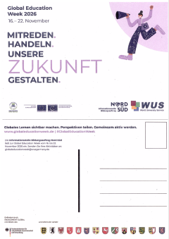 Postkarte Global Education Week 2026