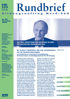 Cover des Rundbriefs Bildungsauftrag Nord-Süd Nr. 63