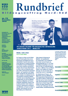 Cover des Rundbriefs Bildungsauftrag Nord-Süd Nr. 73