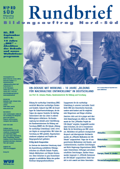 Cover des Rundbriefs Bildungsauftrag Nord-Süd Nr. 80