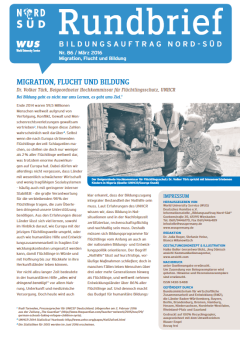 Cover des Rundbriefs Bildungsauftrag Nord-Süd Nr. 86