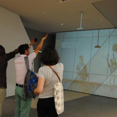 STUBE - Hessen Teilnehmer/innen im Gebäude der Deutschen Bank