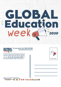 Postkarte Global Education Week 2020