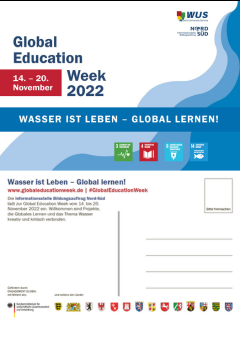 Postkarte Global Education Week 2022