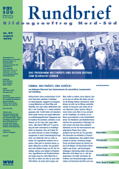 Cover des Rundbriefs Bildungsauftrag Nord-Süd Nr. 62