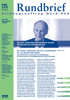 Cover des Rundbriefs Bildungsauftrag Nord-Süd Nr. 63