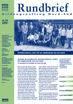 Cover des Rundbriefs Bildungsauftrag Nord-Süd Nr. 65