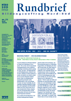 Cover des Rundbriefs Bildungsauftrag Nord-Süd Nr. 71