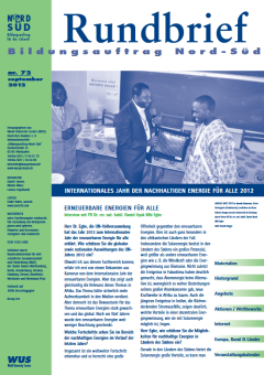 Cover des Rundbriefs Bildungsauftrag Nord-Süd Nr. 72