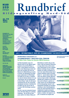 Cover des Rundbriefs Bildungsauftrag Nord-Süd Nr. 74