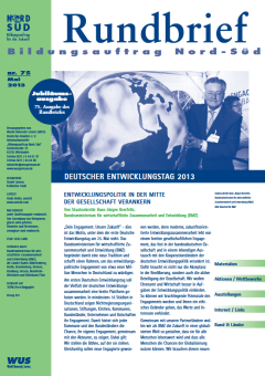 Cover des Rundbriefs Bildungsauftrag Nord-Süd Nr. 75