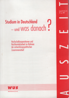 Titelblatt von Studium in Deutschland - und was danach?