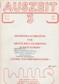 Titelblatt Hochschulausbildung