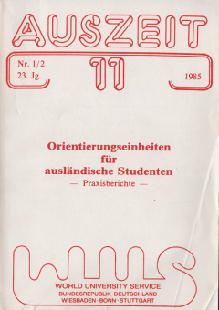 Titelblatt Orientierungseinheiten