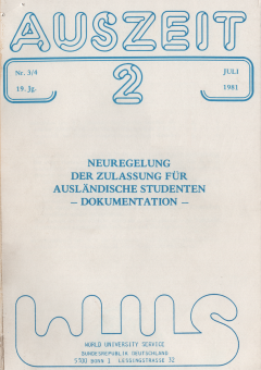 Titelblatt Neuregelung der Zulassung...