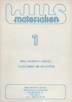 WUS Materialien 1 – Zielsetzungen und Aktivitäten