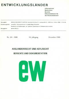 Entwicklungsländer: Ausländerrecht und Asylrecht. Berichte und Dokumentationen