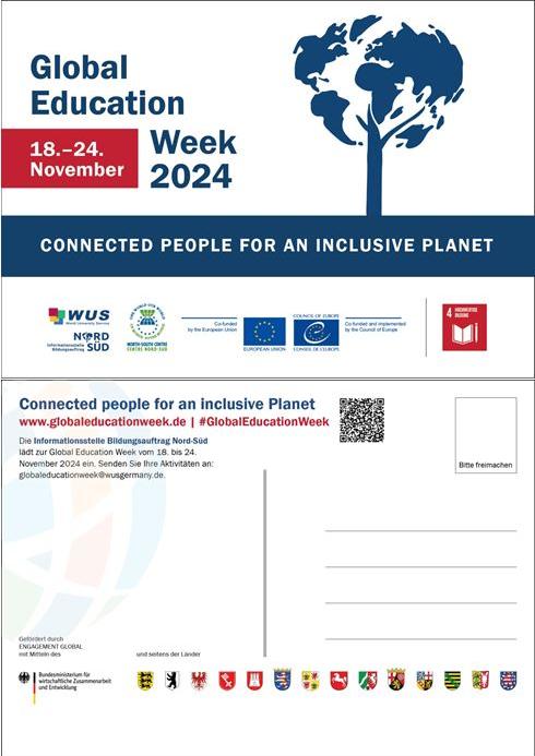 Postkarte Global Education Week 2024