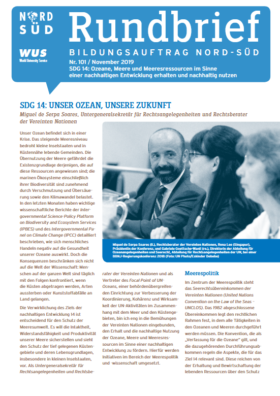 Cover des Rundbriefs Bildungsauftrag Nord-Süd Nr. 101