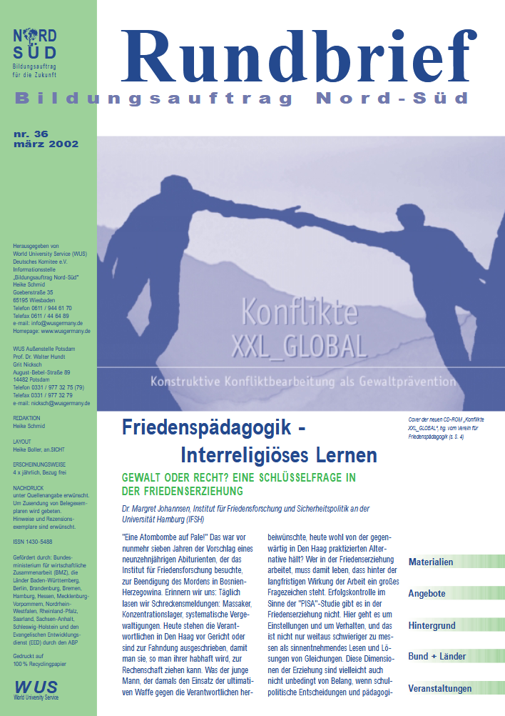 Cover Rundbrief 36