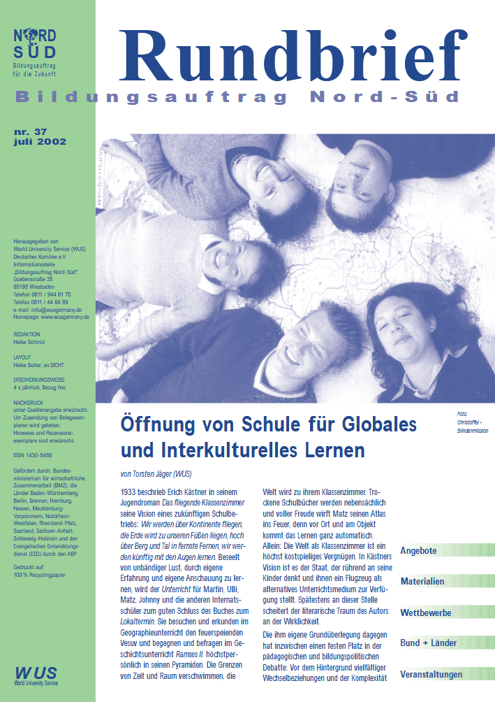 Cover Rundbrief 37