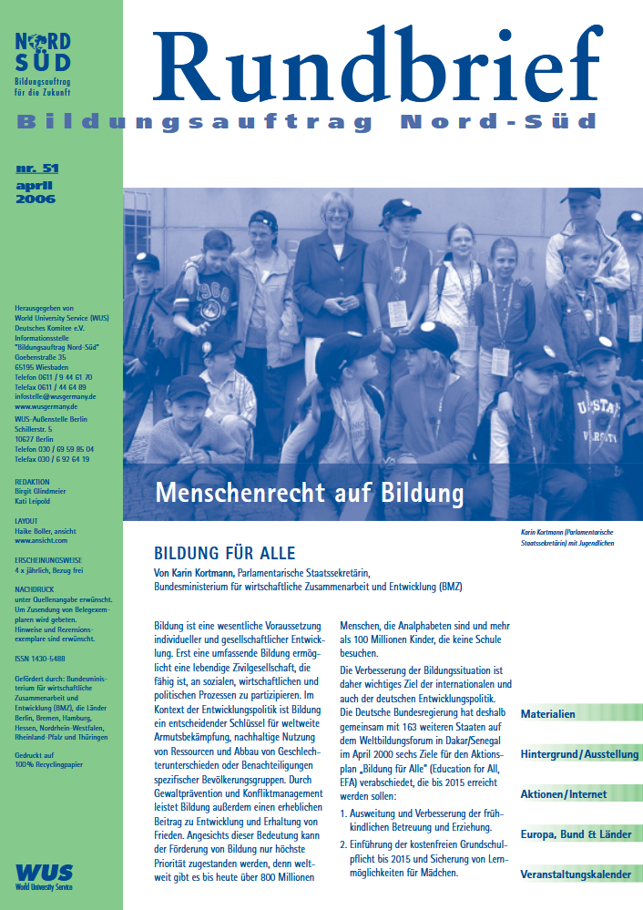 Cover Rundbrief 51