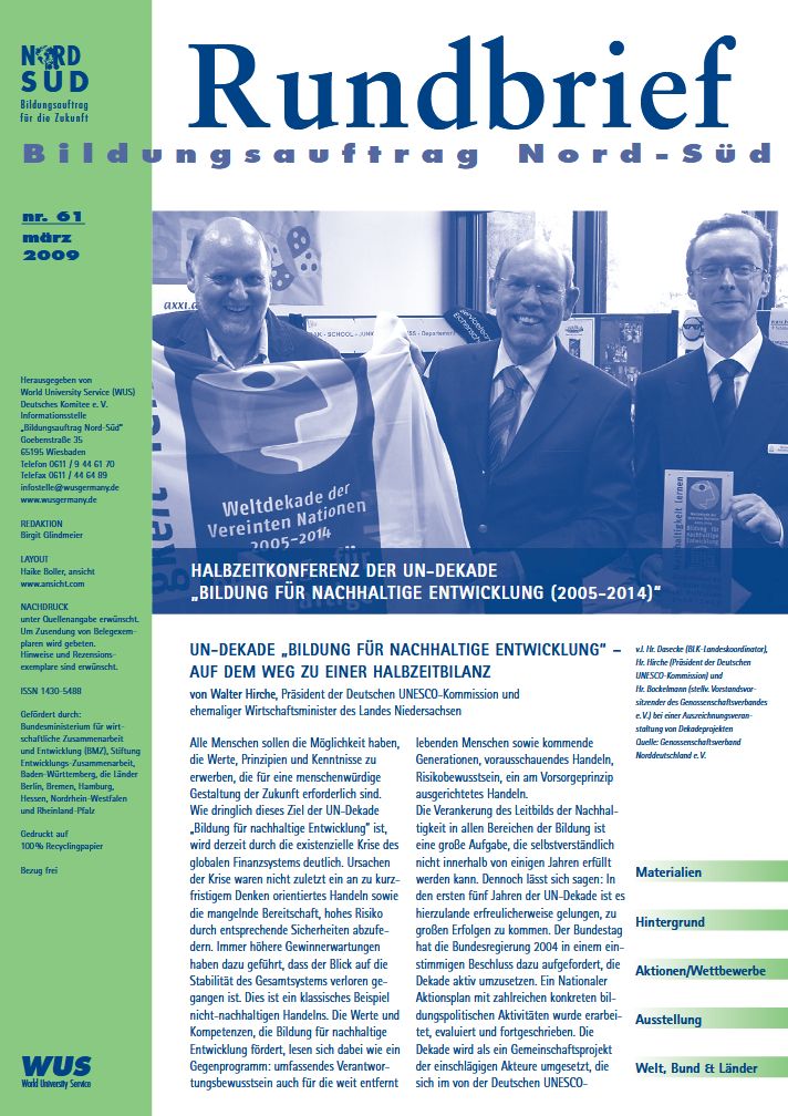 Cover Rundbrief 61