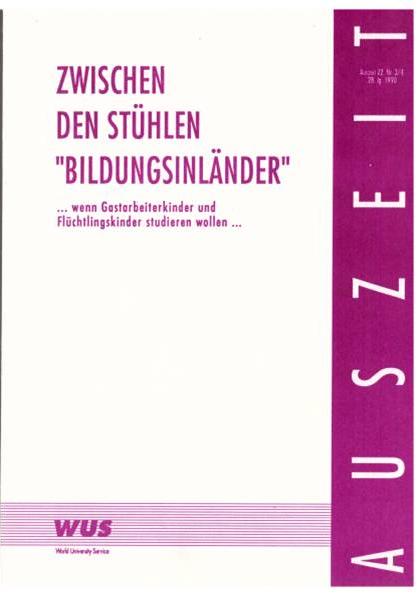 Titelblatt Zwischen den Stühlen