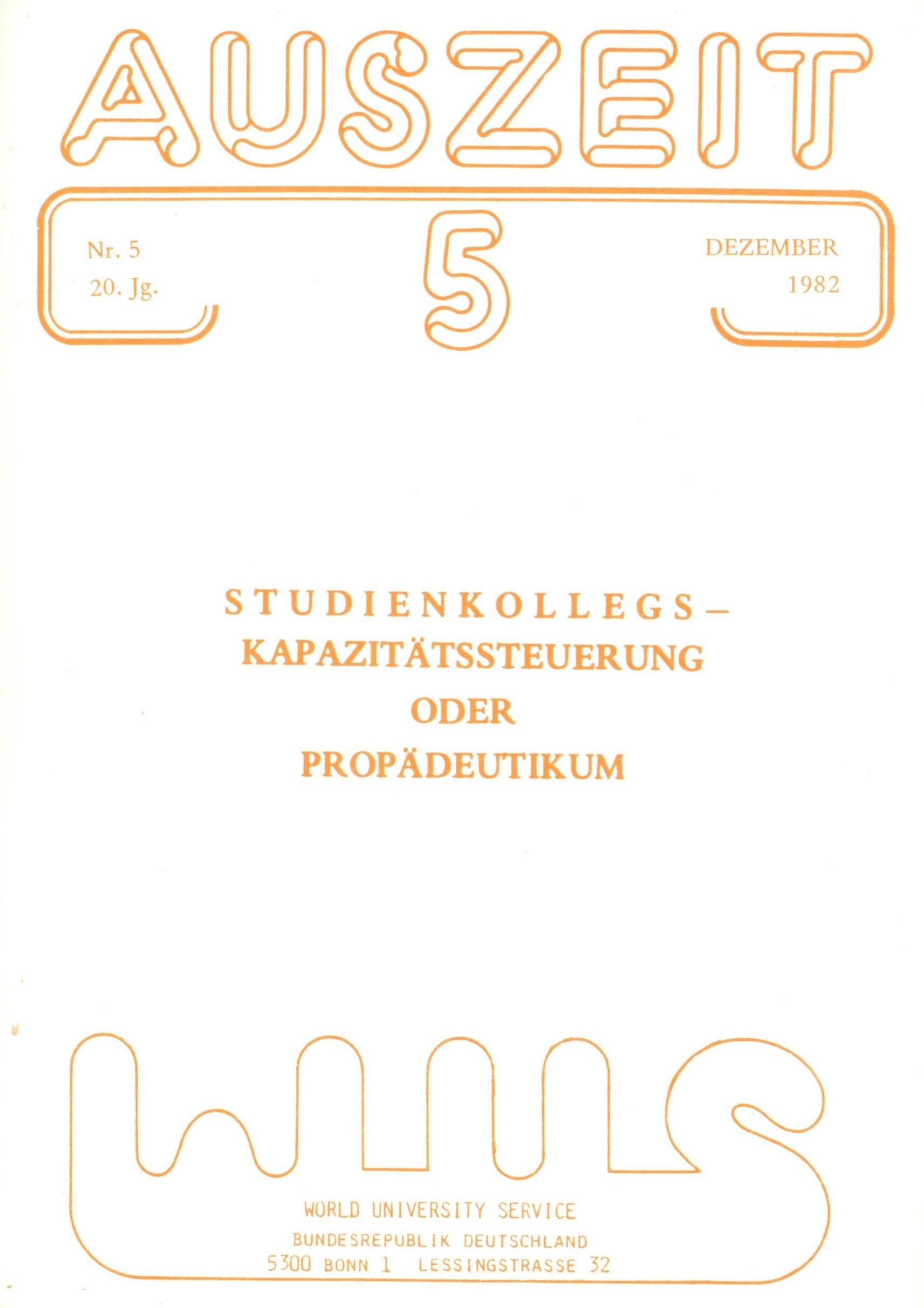 Titelblatt Studienkollegs