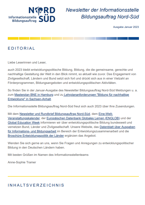 Vorschau Newsletter Januar 2023