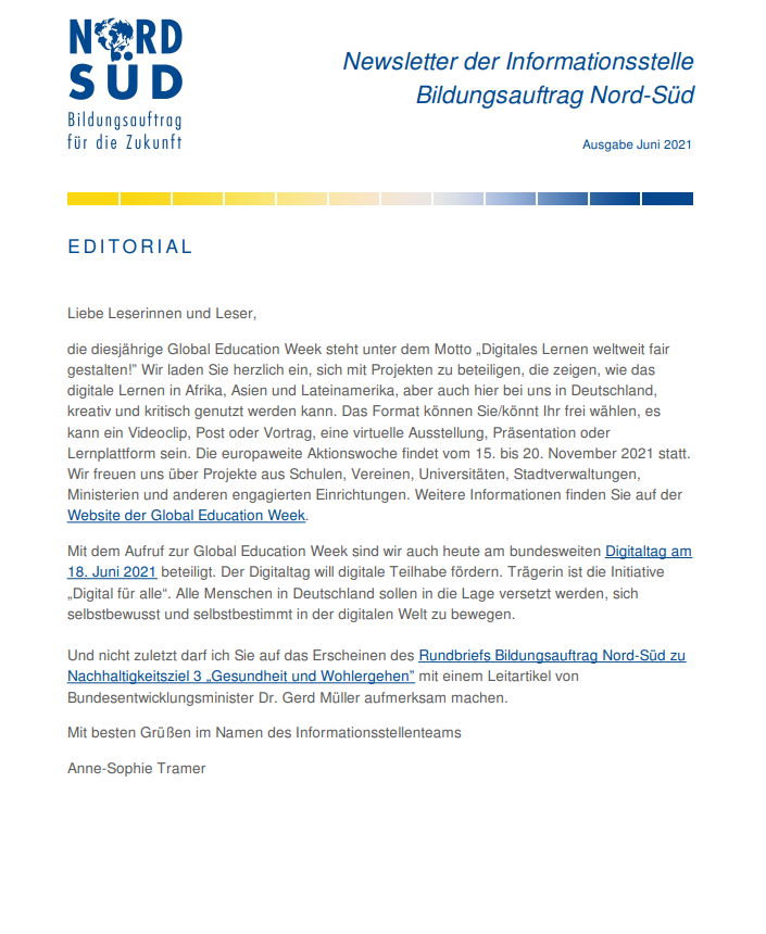 Vorschau Newsletter Juni 2021