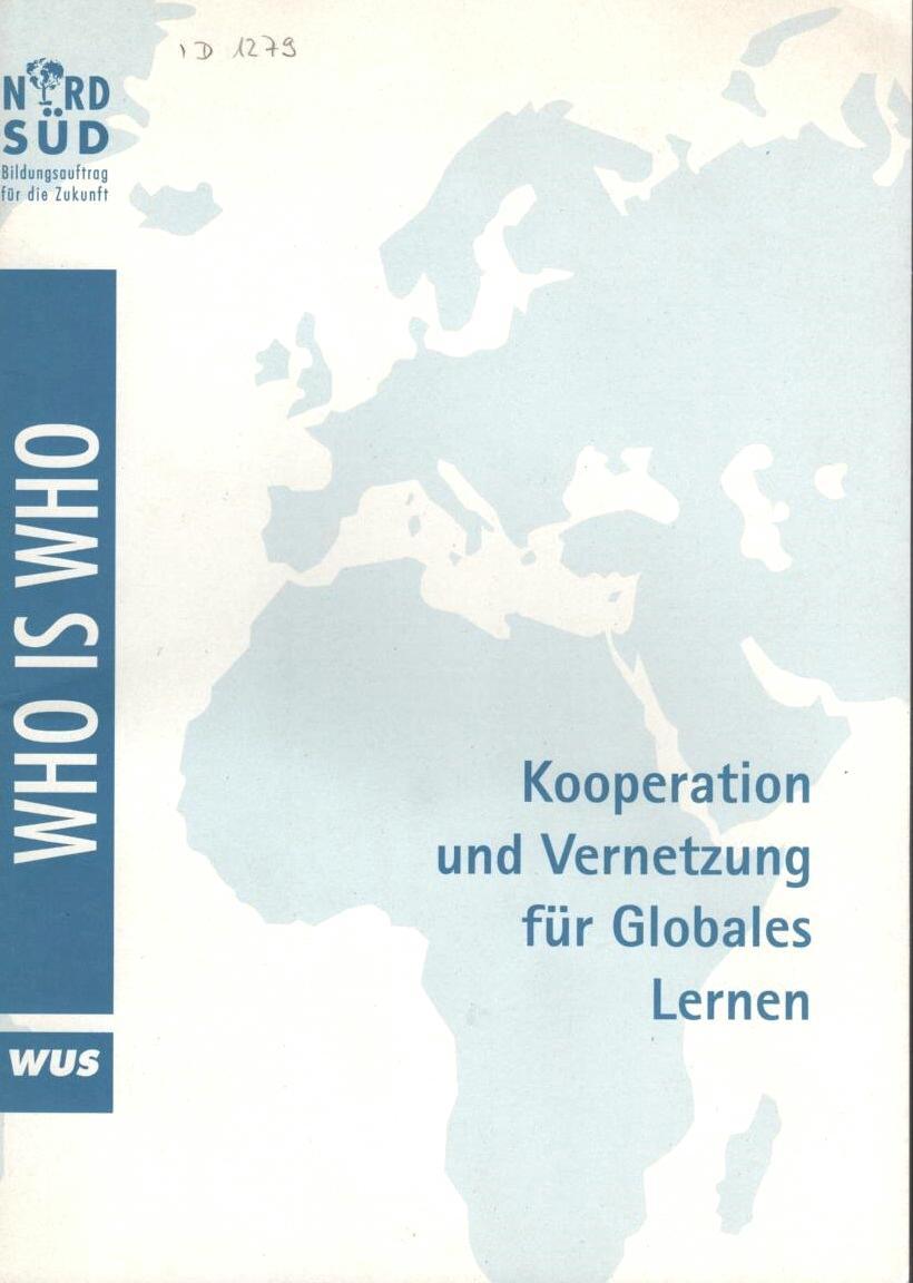WHO IS WHO: Kooperation und Vernetzung für globales Lernen