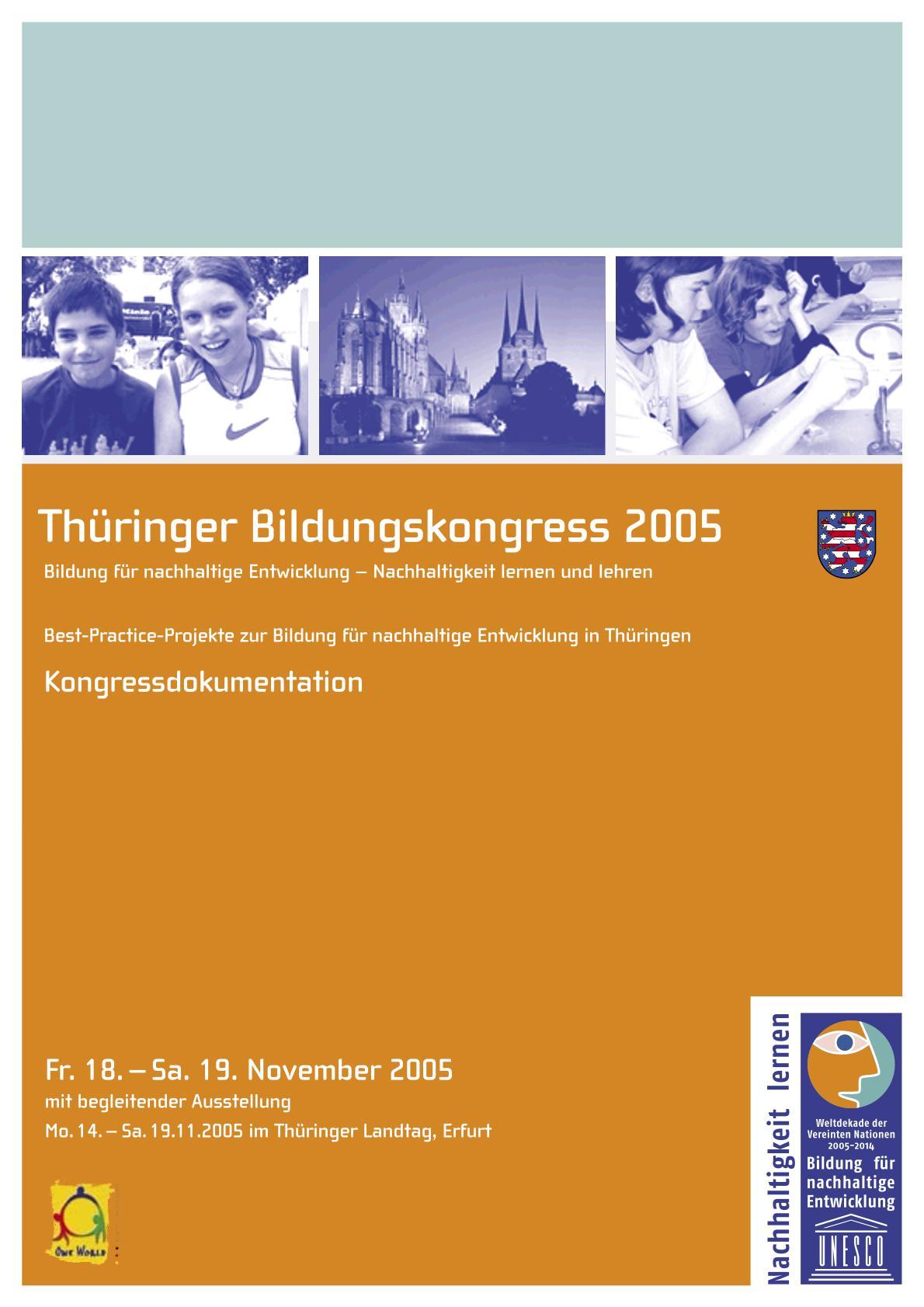 Thüringer Bildungskongress 2005
