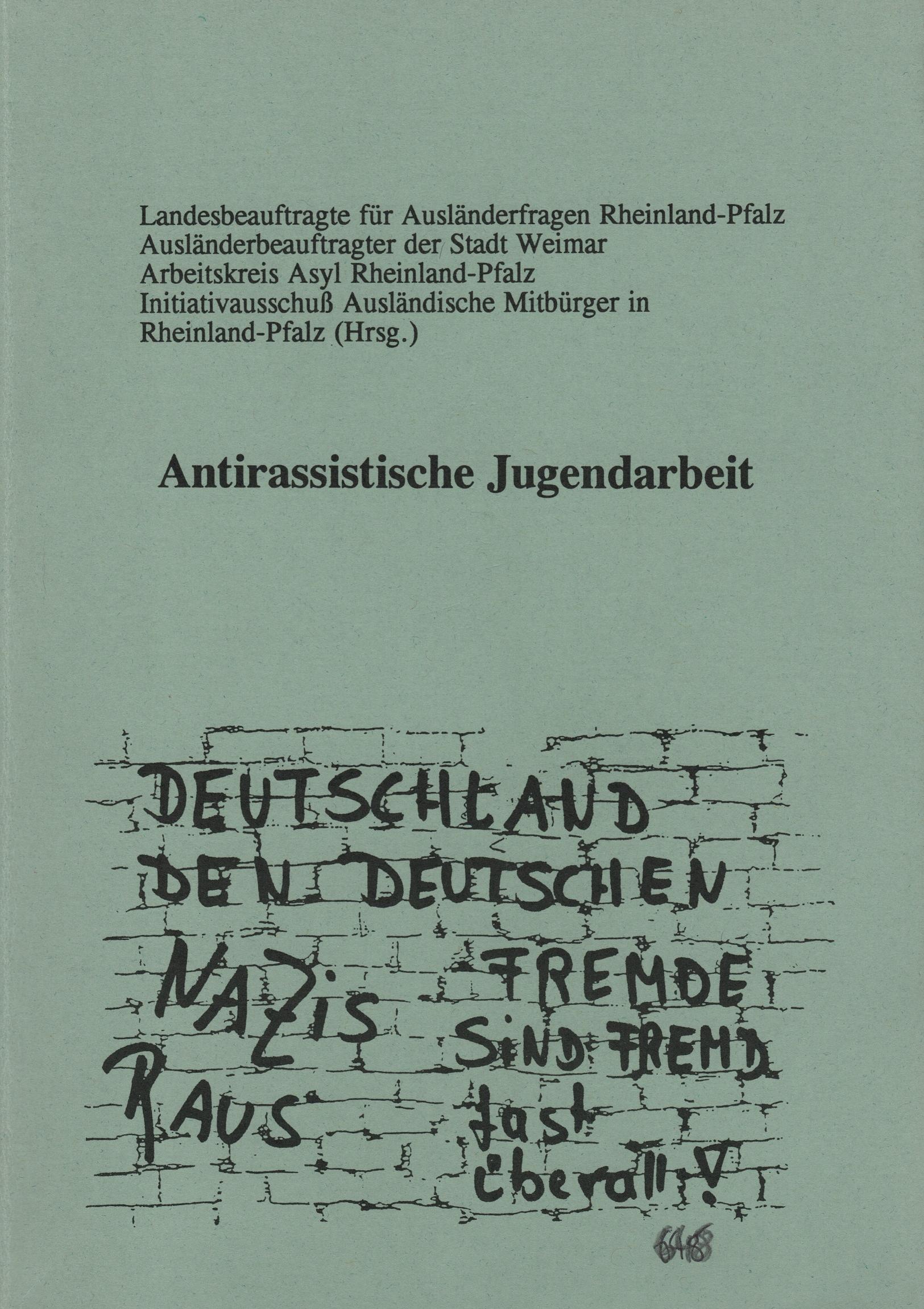 Broschüre Antirassistische Jugendarbeit