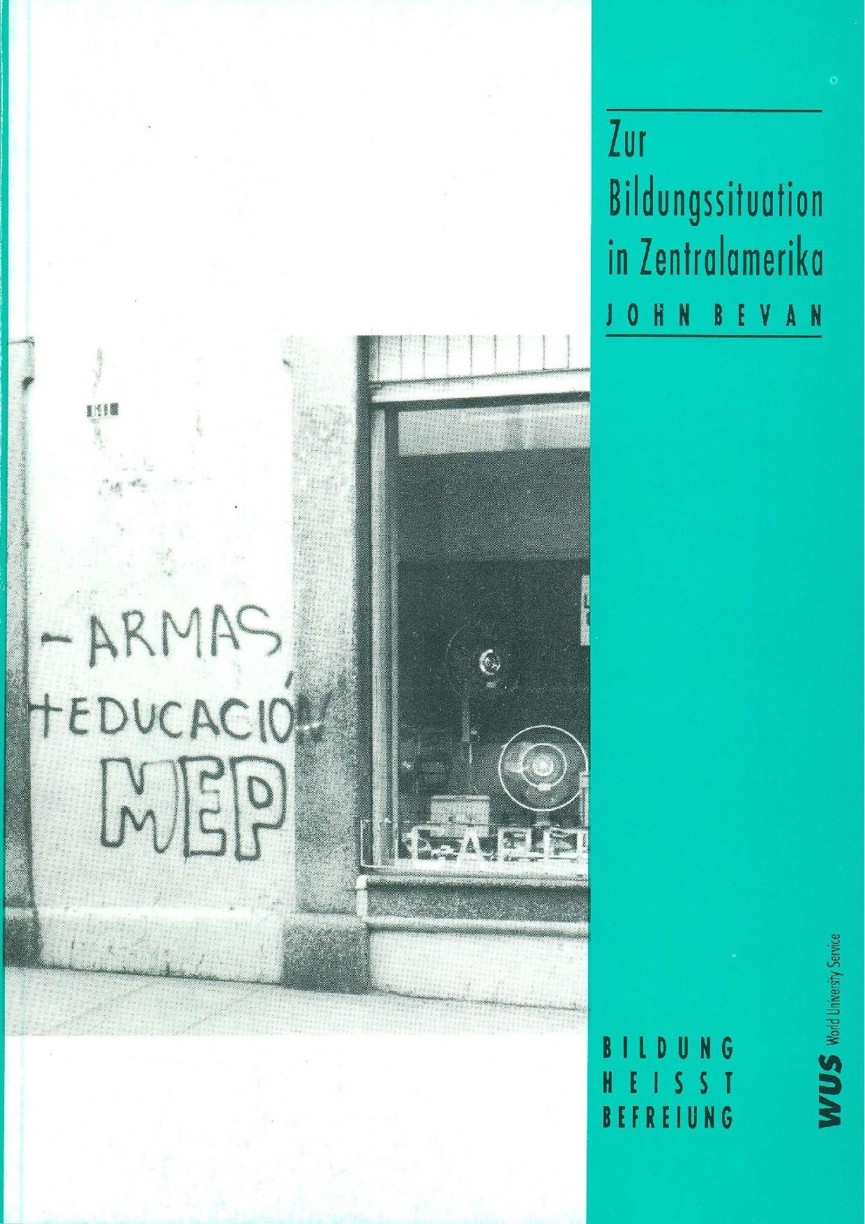 Zur Bildungssituation in Zentralamerika. Cover