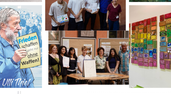 Collage Preisträger*innen Ulli-Thiel-Friedenspreis
