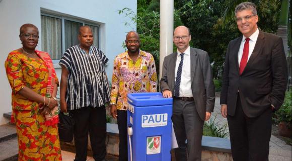 Wasserrucksack PAUL in Ghana